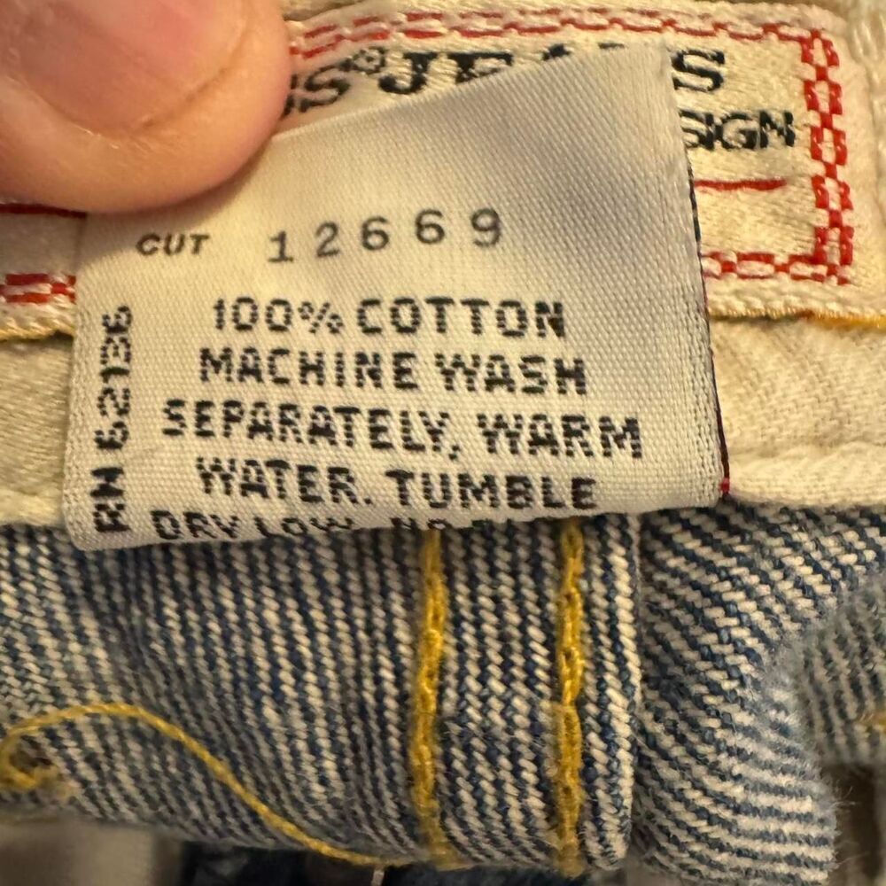 Vintage Guess by Marciano USA Acid Wash Mom Jeans High Rise Tapered Leg Sz 30 - Picture 6 of 8